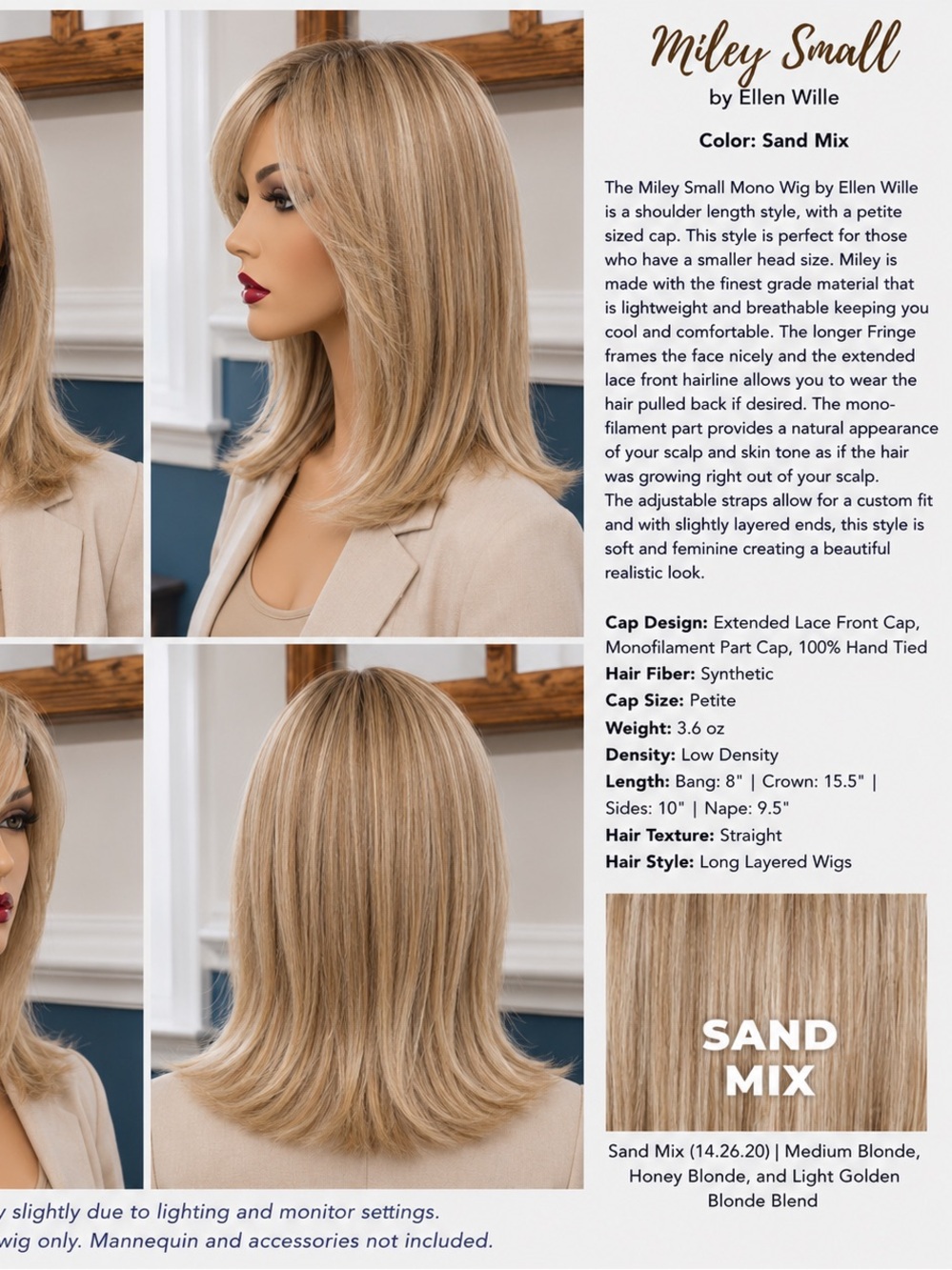 Miley Small Mono by Ellen Wille in Sand Mix 14.26.20